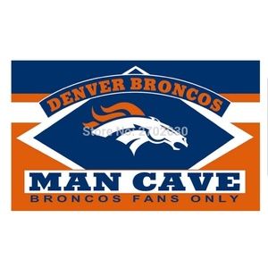 Denver Broncos Man Cave Banner Flag New 3x5 Ft F27